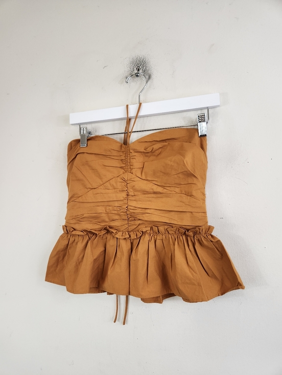 Express Halter Top Ruffle Top - Picture 3 of 7